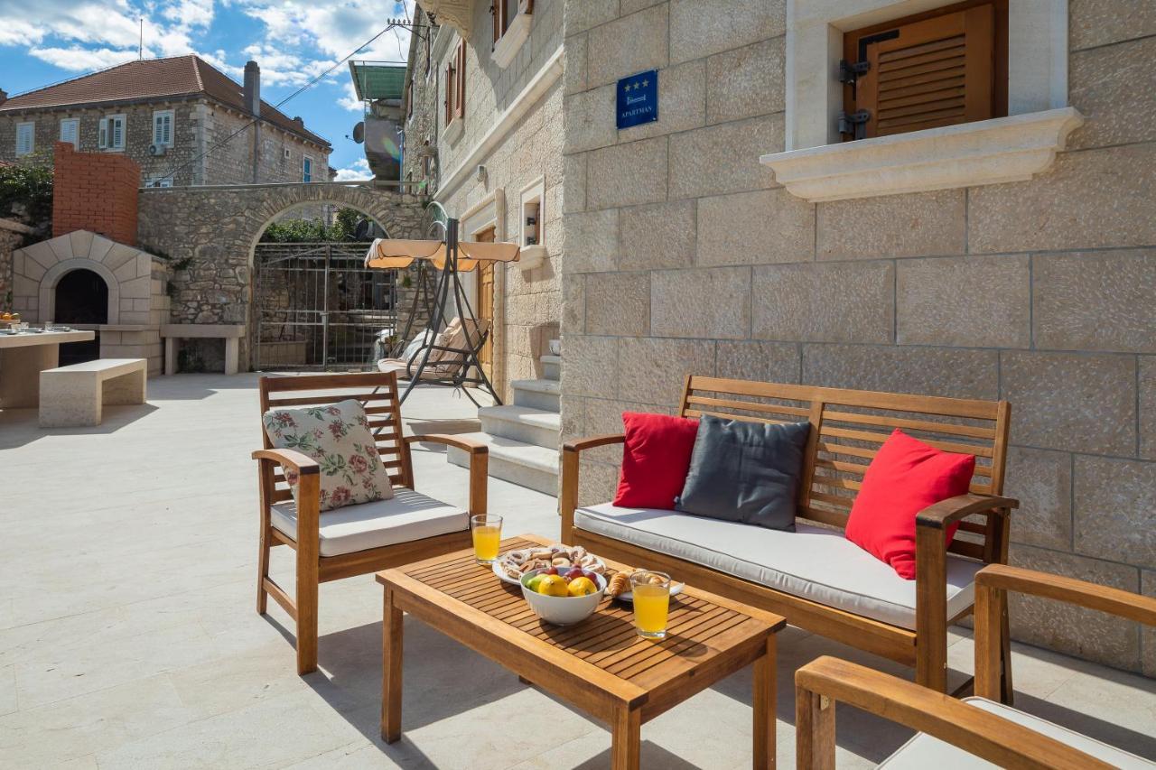 Luxury Stone Villa Nevija 2022 Private Villa Milna  Extérieur photo